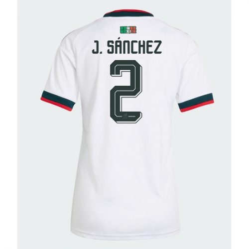 Billige Fotballdrakt Mexico Jorge Sanchez #2 Replika Bortedrakt Dame VM 2026 Kortermet Billige Fotballdrakt Mexico Jorge Sanchez #2 Replika Bortedrakt Dame VM 2026 Kortermet